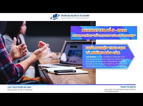 Video số 3 khởi nghiệp tinh gọn và những rào cản